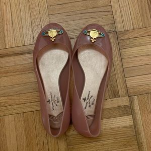 Vivienne Westwood x Melissa flats pink
